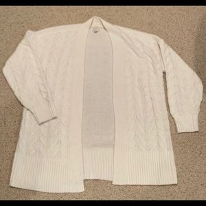 Cream/Off White Cabled Cardigan